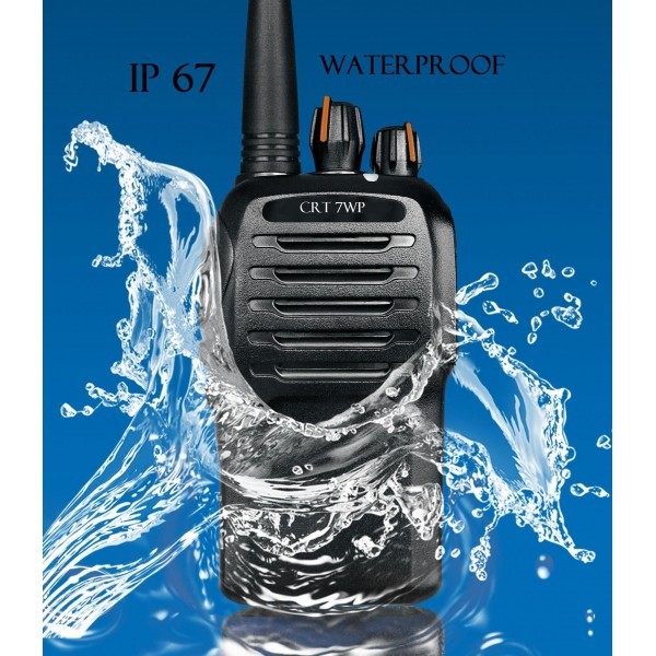 CRT 7WP PMR VHF COM Talky Walky professionel IP 67 longue portée